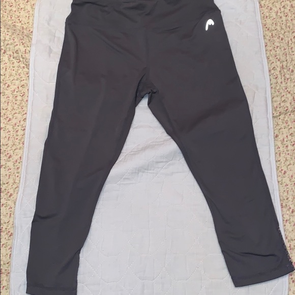 HEAD grey cropped athletic leggings - Picture 1 of 4